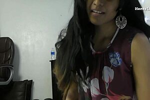 indian stepmom guides stepson in jerk off with hindi audio