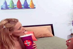 Horny teens share lesbian experience