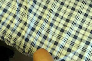 blonde milf in black stockings and high heels moans while getting fucked