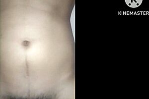 woman views thai sweaty guy pleasuring her intensely in bedroom with brunette homemade tits