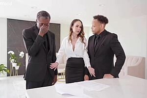 Slutty Housewife Mckenzie Lee Pays Debt By Taking Bbc Dp Drilling With Ball Licking And Ass To Mouth