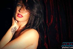 Latina MILF beauties Alisette Rodriguez and Brittani Jade strip for Playboy?