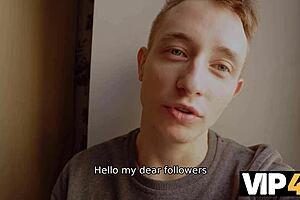 Vip4k russian blonde milf in stockings on desk