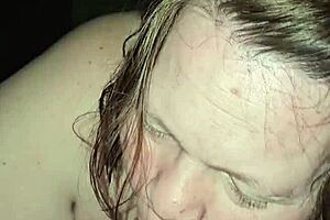 Have you seen these big preggo tits? The milf gives blowjob and has sex while pregnant