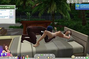 Mommy and Her Bbc Boyfriend Have Anal Sex