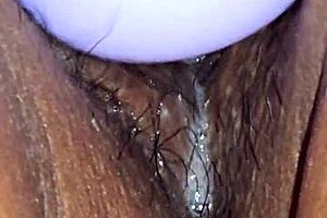 latina wife shows her sexy christmas pussy