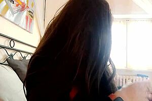 Hey stepson, what do you think of my new lingerie? Let's get naughty!