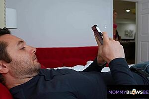 Wow! Blonde Stepmom Doctor Sucks Hard Cock for Patient Fix!