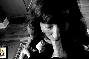 Hot Granny Swallows Big Juicy Load From Her Big Cock Lover!