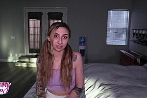 I think Nina Nova's assets, like her big tits, led to completing the project, but I might be wrong.