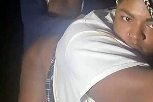 sexy bbw, wanna see her sucking dick in the creepy dark forest?