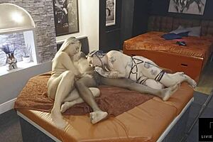 Jay Playhard Experiences Eva May And Livie Blainn In Bold Threeway