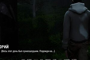 Блонда 18+ на публике показывает большие соски