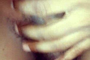 this horny couple gets wild with big black cock and femdom handjob leading to cum 😈