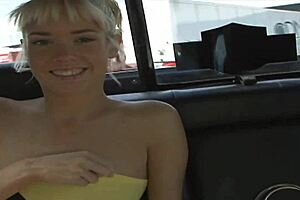 Blonde teen 18+ takes huge cock in assfucking