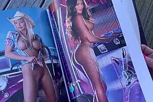 Playboy magazine turns me on with tits and ass