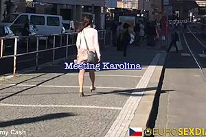 Sexy Redhead Milf Picked Up In Prague, Filled With Monster Cock