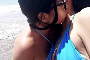 lesbians eager for scissors get fucked by stranger's penis