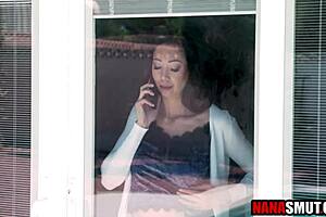 Step Granny Catches Him Spying On Her Tits