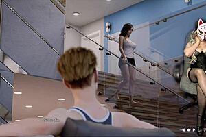 Just stockings for our naughty game session, says Ms. Denver