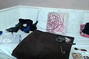 watch maxine xs stretch her tight cunt with dildo?