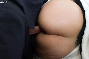 slutty syren de mer enjoys a surprise dp pounding with her new man in missionary