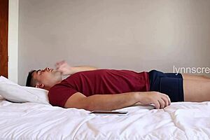 Stepdad Mistakes Stepdaughter For Wife And Fucks Her Hairless Pussy In Spooning Position