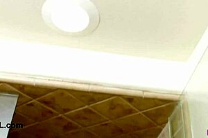 Stunning Brunette Beauty Took A Shower