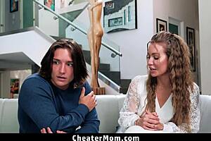 Stepmom nicole aniston takes her stepsons cock and shows his girlfriend how its done - cheatermom