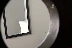 i'm in the toilet rubbin my cunt while swallowin this big black cock