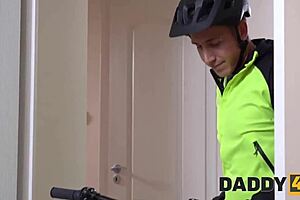 daddy4k ballad of biking mike, european young 18+ hungarian teen brunette girlfriend with old not son