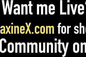 Maxine X gets facial after anal