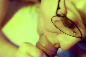 Lewd guy pisses on tits and ass fucks his woman with spanking