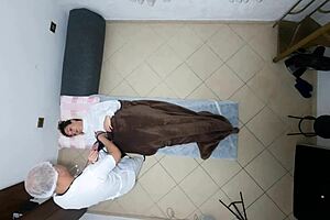 doctor filling patient's ass with cum 😈