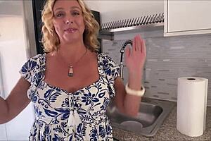 hot step mom brianna beach makes you get a handjob on the beach with big cock pov!