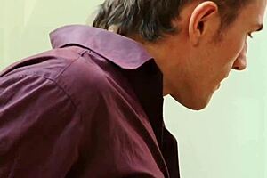 blonde girl with natural tits gets fucked outdoors