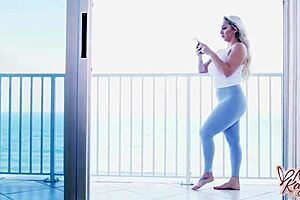 Jonathan Jordan Deepthroats And Rides Nina Kayy's Big Booty.