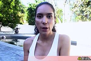 Sporty Golddigger Stepmom Gets Her First Taboo Fuck And Enjoys It