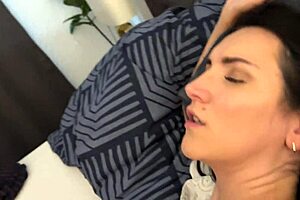 Stepmom yells, Fuck me harder on this rainy night!