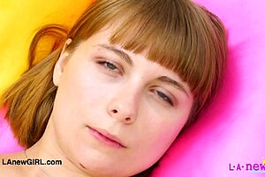 Stunning Girl Shows Her Sexy Body On Sofa?