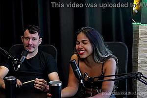 best moments of kaliente couple with bia hot in fetish sex and handjob 😈