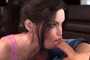 girl house part 14: milf slut with big tits and cock