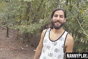 Older Nana Ready For Wet Blowjob Anal And Muff Diving