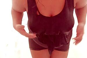 Hey milf, why sneak around showing those big boobs?