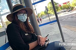 Does Camila Bow swallow Torbe's cum after getting caught?