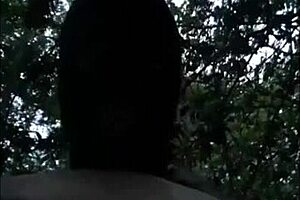 Look at this slave humiliated in the forest!