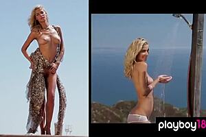 Busty Australian Beauty Lisa Seiffert Undresses Outdoors To Reveal Her Shaved Pussy And Natural Tits