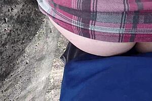 Is this hot chubby girl fucking in the street?