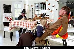 I'm chanel, squirting in family thanksgiving groupsex with stepson and stepdad