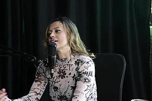 Angelica Morango Explores Body in Sheer Red Lingerie